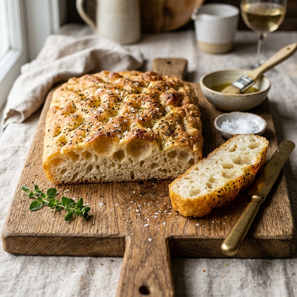 Focaccia com Orégano